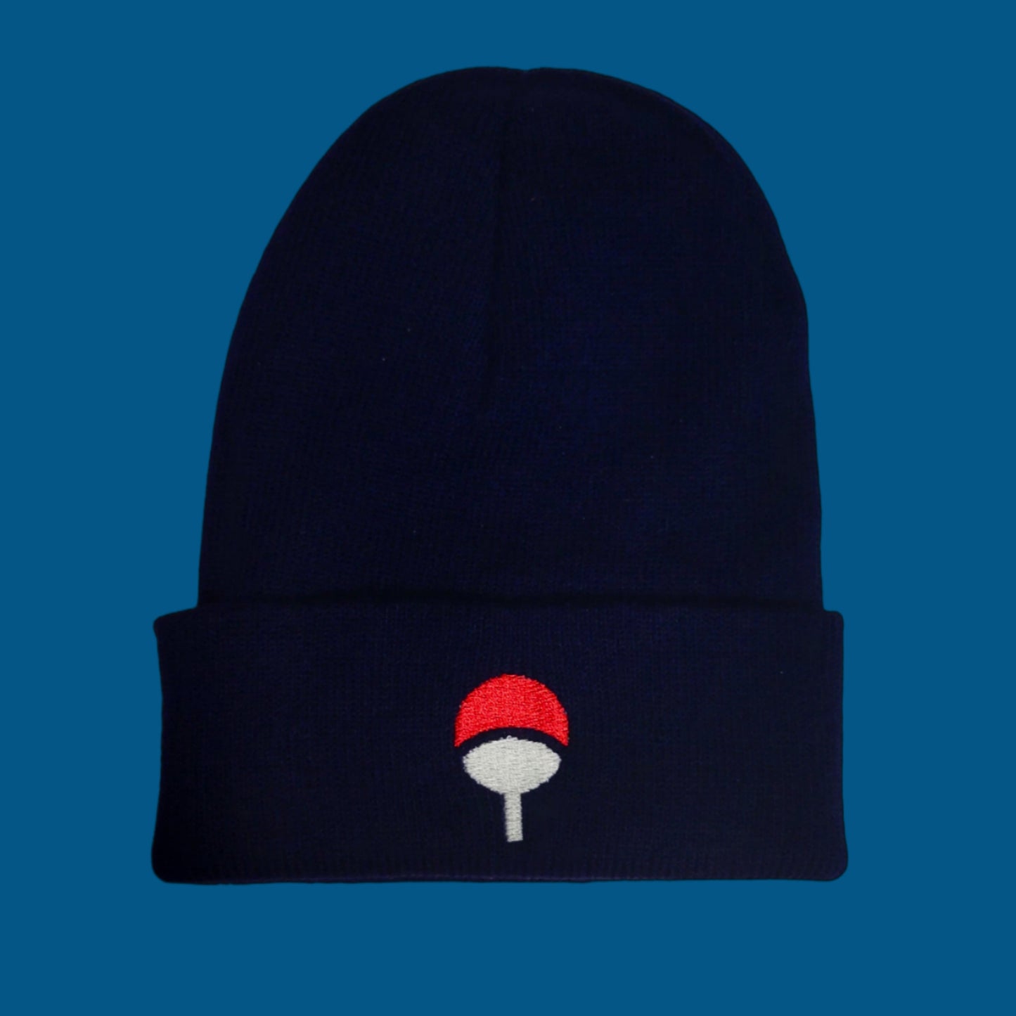 Uchiha Fan Embroidered Beanie