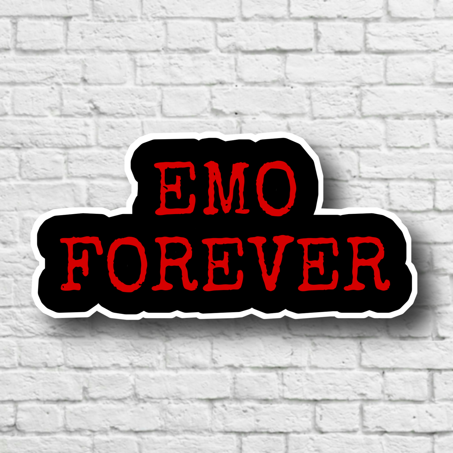 Emo Forever Mini Sticker