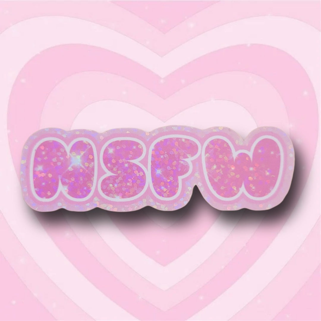 Cute Not Safe For Work Sticker