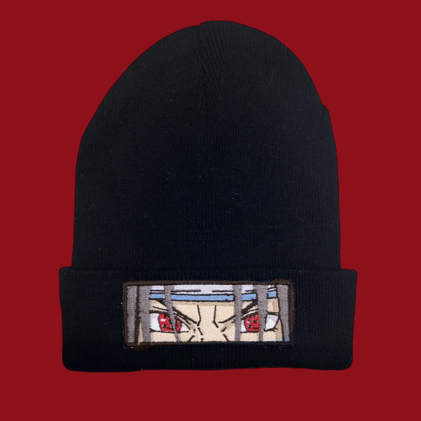 Itachi Embroidered Eye Beanie