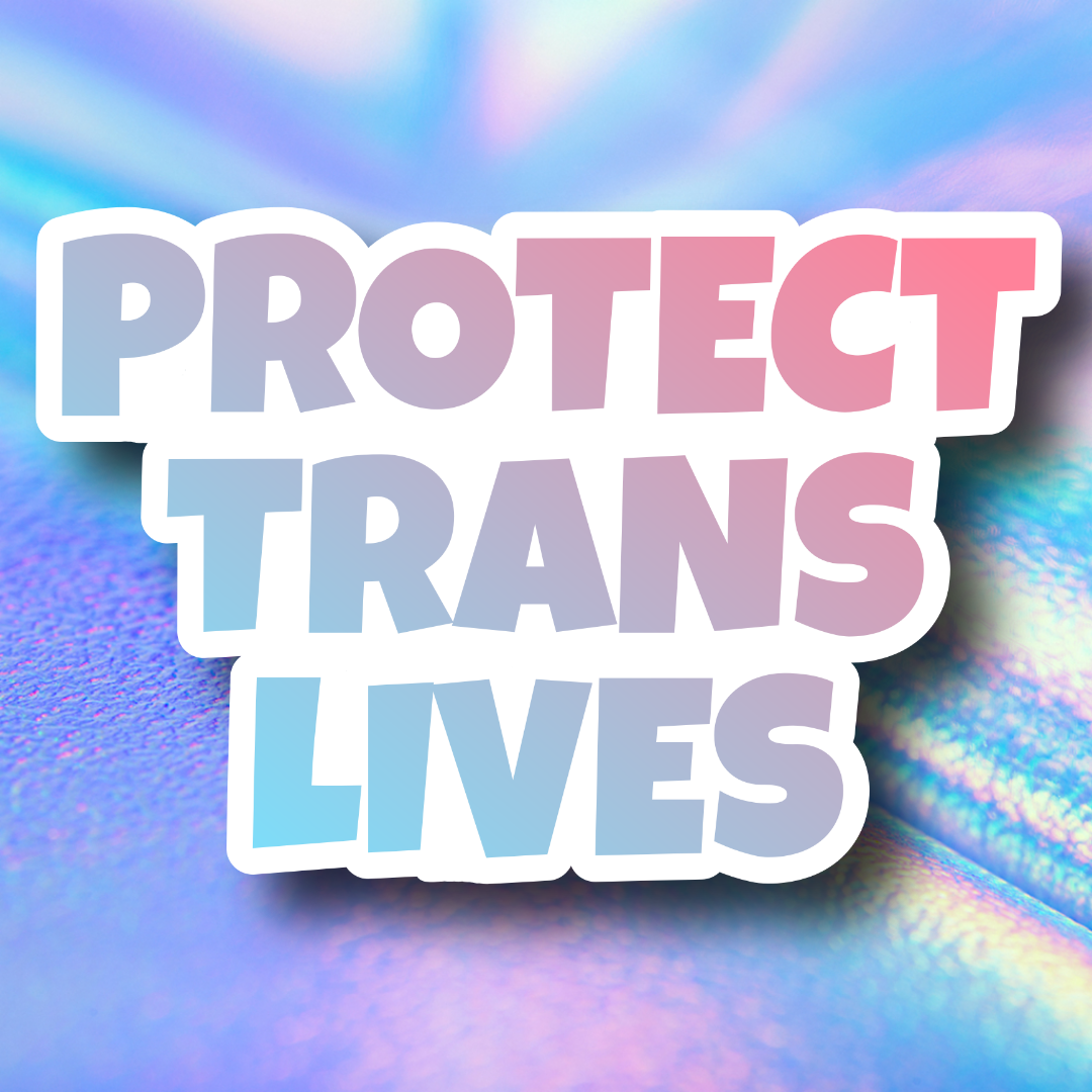 Protect Trans Lives Sticker