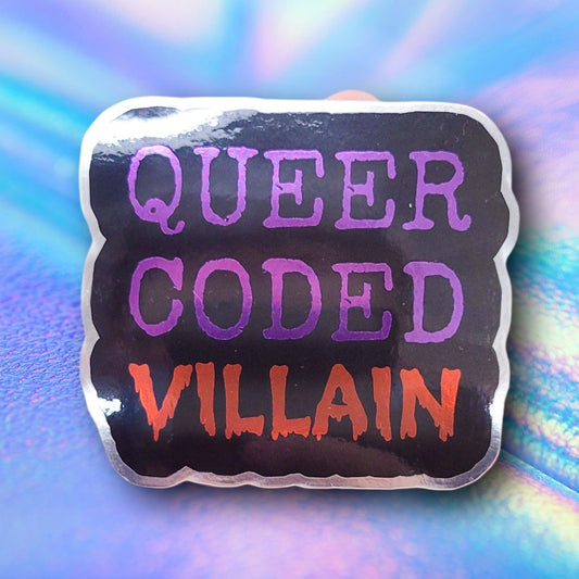 Queer Coded Villain Sticker