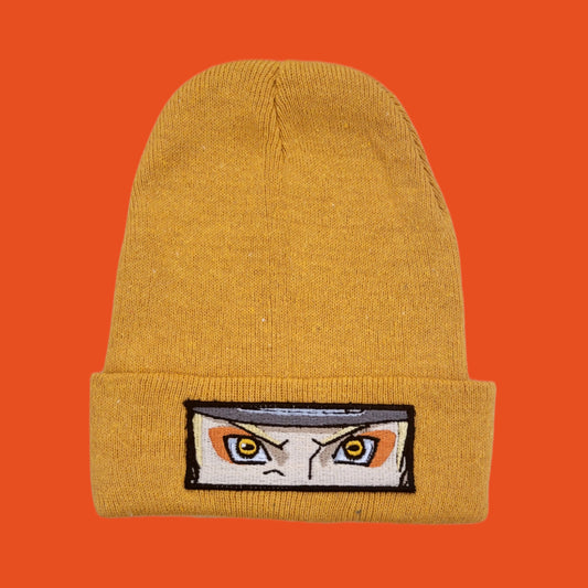 Sage Mode Naruto Embroidered Eye Beanie